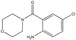 4-chloro-2-(morpholin-4-ylcarbonyl)aniline Struktur