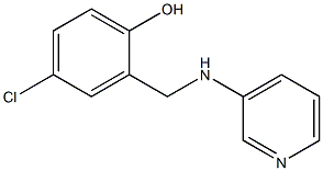 4-chloro-2-[(pyridin-3-ylamino)methyl]phenol Struktur