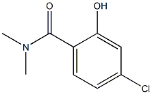 4-chloro-2-hydroxy-N,N-dimethylbenzamide Struktur