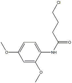 4-chloro-N-(2,4-dimethoxyphenyl)butanamide Struktur