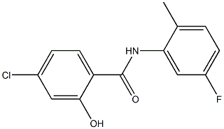 4-chloro-N-(5-fluoro-2-methylphenyl)-2-hydroxybenzamide Struktur