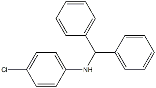 4-chloro-N-(diphenylmethyl)aniline Struktur