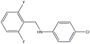 4-chloro-N-[(2,6-difluorophenyl)methyl]aniline Struktur