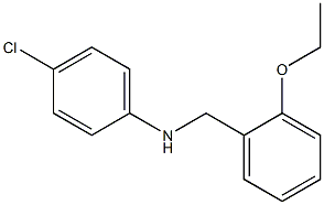 4-chloro-N-[(2-ethoxyphenyl)methyl]aniline Struktur