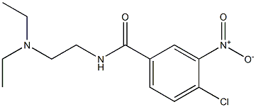 4-chloro-N-[2-(diethylamino)ethyl]-3-nitrobenzamide Struktur