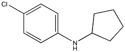 4-chloro-N-cyclopentylaniline Struktur