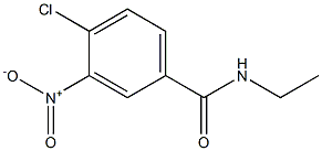 4-chloro-N-ethyl-3-nitrobenzamide Struktur