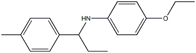 4-ethoxy-N-[1-(4-methylphenyl)propyl]aniline Struktur