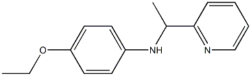 4-ethoxy-N-[1-(pyridin-2-yl)ethyl]aniline Struktur