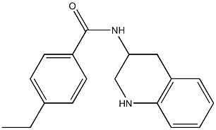 4-ethyl-N-(1,2,3,4-tetrahydroquinolin-3-yl)benzamide Struktur