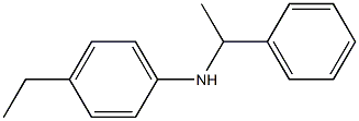 4-ethyl-N-(1-phenylethyl)aniline Struktur