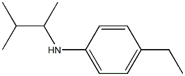 4-ethyl-N-(3-methylbutan-2-yl)aniline Struktur