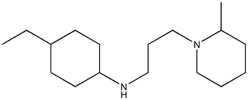 4-ethyl-N-[3-(2-methylpiperidin-1-yl)propyl]cyclohexan-1-amine Struktur