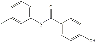 4-hydroxy-N-(3-methylphenyl)benzamide Struktur