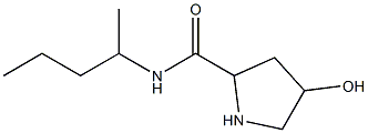 4-hydroxy-N-(pentan-2-yl)pyrrolidine-2-carboxamide Struktur