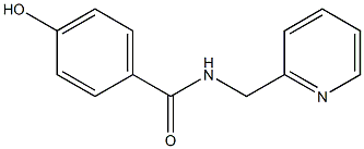 4-hydroxy-N-(pyridin-2-ylmethyl)benzamide Struktur