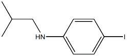 4-iodo-N-(2-methylpropyl)aniline Struktur