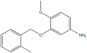 4-methoxy-3-[(2-methylbenzyl)oxy]aniline Struktur