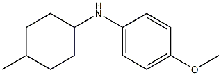 4-methoxy-N-(4-methylcyclohexyl)aniline Struktur