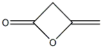 4-methylideneoxetan-2-one Struktur