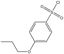 4-propoxybenzene-1-sulfonyl chloride Struktur