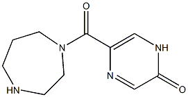 5-(1,4-diazepan-1-ylcarbonyl)-1,2-dihydropyrazin-2-one Struktur