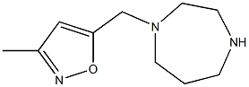 5-(1,4-diazepan-1-ylmethyl)-3-methyl-1,2-oxazole Struktur