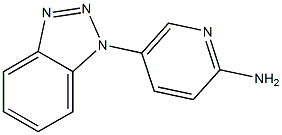 5-(1H-1,2,3-benzotriazol-1-yl)pyridin-2-amine Struktur