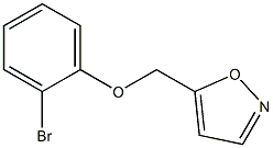 5-(2-bromophenoxymethyl)-1,2-oxazole Struktur