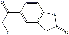 5-(2-chloroacetyl)-2,3-dihydro-1H-indol-2-one Struktur