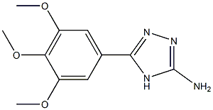 5-(3,4,5-Trimethoxy-phenyl)-4H-[1,2,4]triazol-3-ylamine Struktur