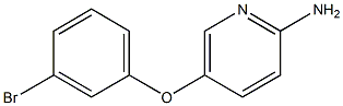 5-(3-bromophenoxy)pyridin-2-amine Struktur