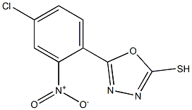 5-(4-chloro-2-nitrophenyl)-1,3,4-oxadiazole-2-thiol Struktur