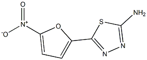 5-(5-nitrofuran-2-yl)-1,3,4-thiadiazol-2-amine Struktur