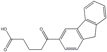 5-(9H-fluoren-3-yl)-5-oxopentanoic acid Struktur