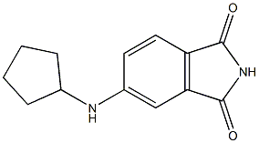 5-(cyclopentylamino)-2,3-dihydro-1H-isoindole-1,3-dione Struktur