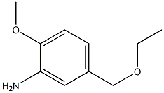 5-(ethoxymethyl)-2-methoxyaniline Struktur