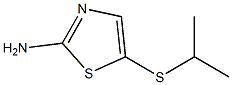 5-(isopropylthio)-1,3-thiazol-2-amine Struktur