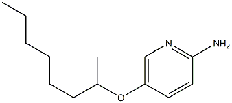 5-(octan-2-yloxy)pyridin-2-amine Struktur