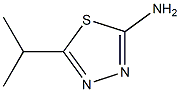 5-(propan-2-yl)-1,3,4-thiadiazol-2-amine Struktur