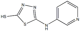 5-(pyridin-3-ylamino)-1,3,4-thiadiazole-2-thiol Struktur