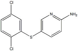 5-[(2,5-dichlorophenyl)sulfanyl]pyridin-2-amine Struktur