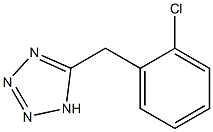 5-[(2-chlorophenyl)methyl]-1H-1,2,3,4-tetrazole Struktur