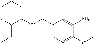 5-{[(2-ethylcyclohexyl)oxy]methyl}-2-methoxyaniline Struktur