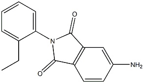 5-amino-2-(2-ethylphenyl)-2,3-dihydro-1H-isoindole-1,3-dione Struktur