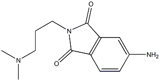 5-amino-2-[3-(dimethylamino)propyl]-2,3-dihydro-1H-isoindole-1,3-dione Struktur