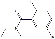 5-bromo-N,N-diethyl-2-fluorobenzamide Struktur