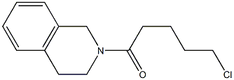 5-chloro-1-(1,2,3,4-tetrahydroisoquinolin-2-yl)pentan-1-one Struktur