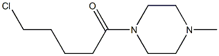 5-chloro-1-(4-methylpiperazin-1-yl)pentan-1-one Struktur