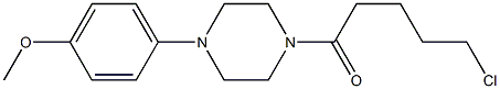 5-chloro-1-[4-(4-methoxyphenyl)piperazin-1-yl]pentan-1-one Struktur